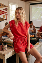 Scuba Contrast Stitch Game day Lounge Set
