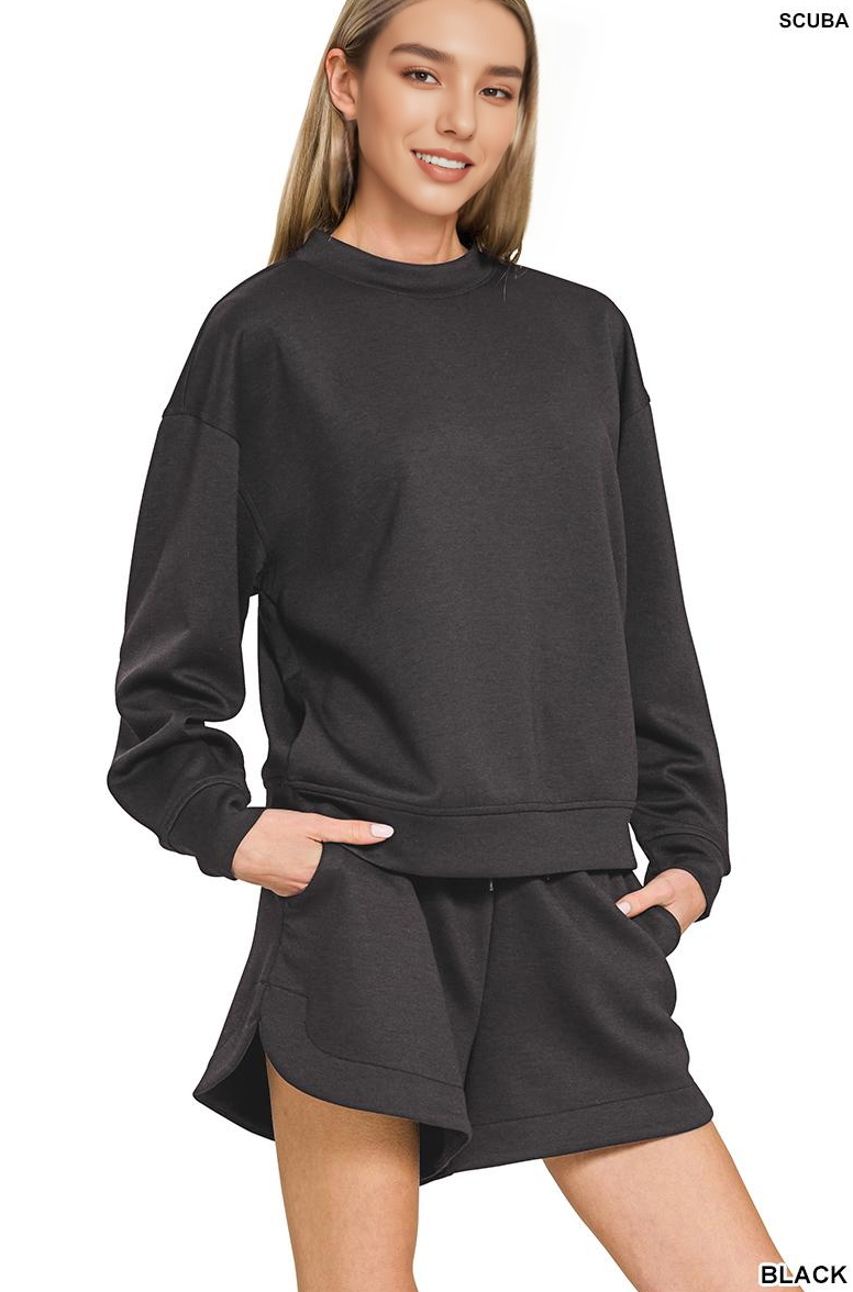 Scuba Pullover + Shorts Set