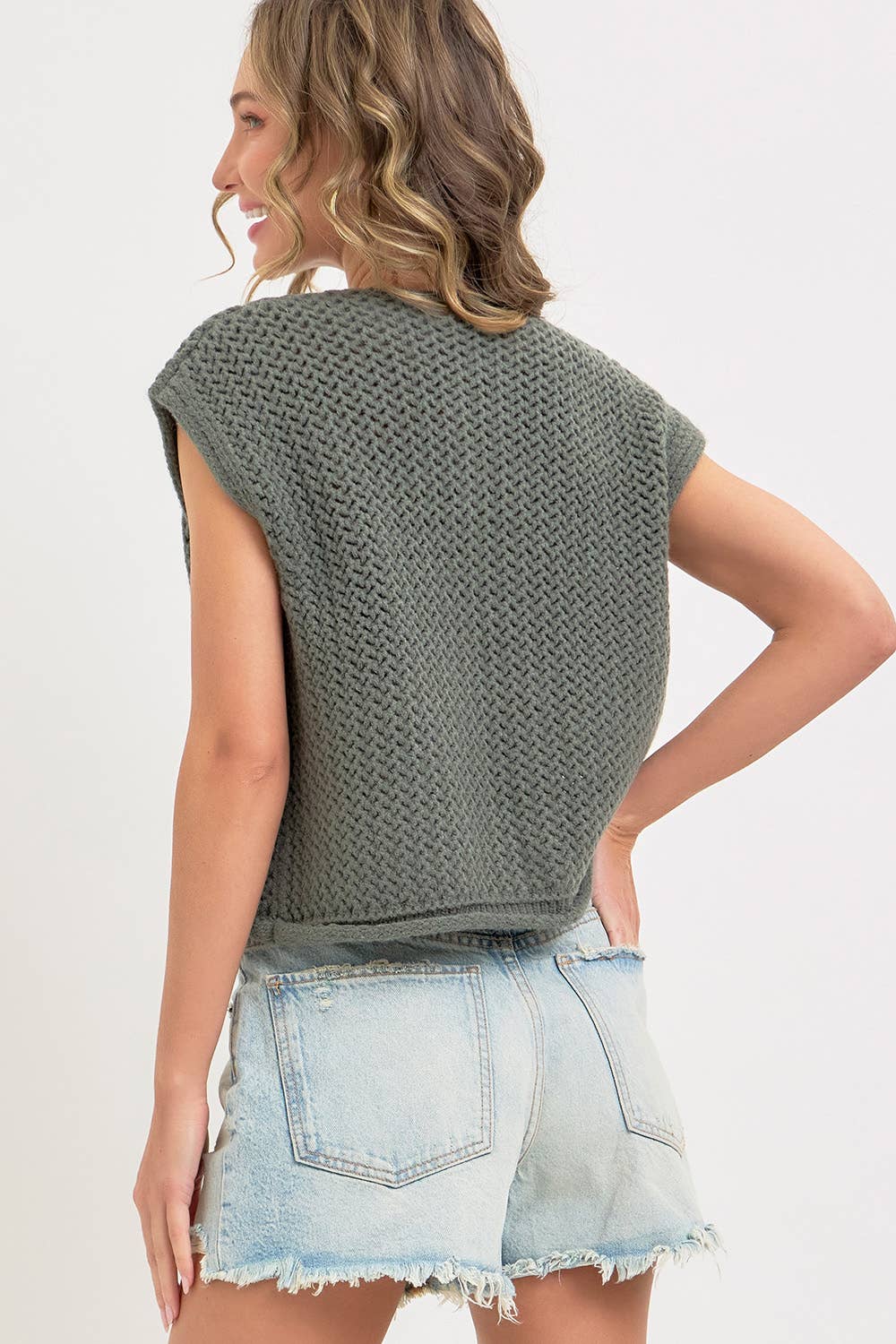 Abby Vest Knit Top