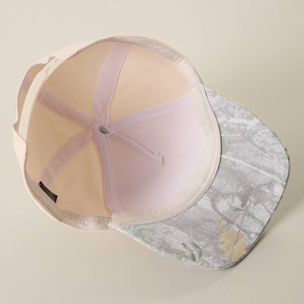 GOD IS GOOD All The Time Patch Camo Brim Baseball Cap