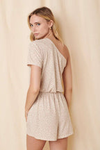 P9628-ANIMAL PRINT ONE SHOULDER ROMPER