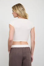 WILD WEST CROPPED SHORT SLEEVE TOP