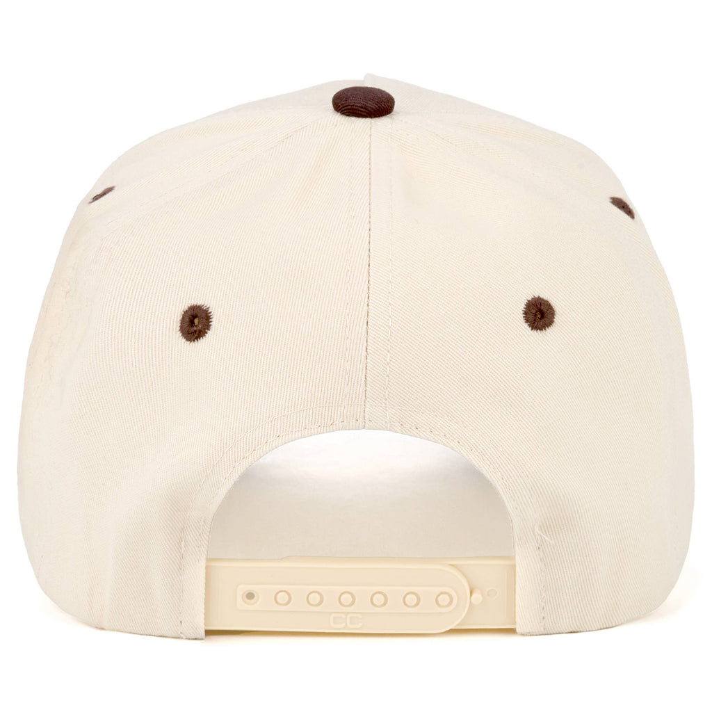 C.C HE'S FARMING Letter Embroidered Two Tone Trucker Hat