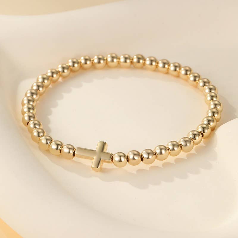 CROSS BALL CHAIN BRACELET | 40B5239