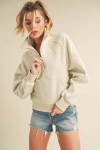 950CK Dove Funnel Neck Half Zip 6