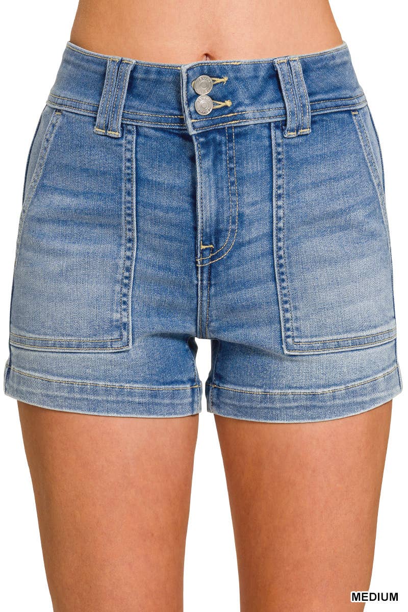 ..1229 Utility Pocket Denim Shorts SI-29271