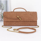 Vegan Suede Braided Bag