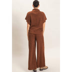 Dolman Sleeve Top And Pant Set