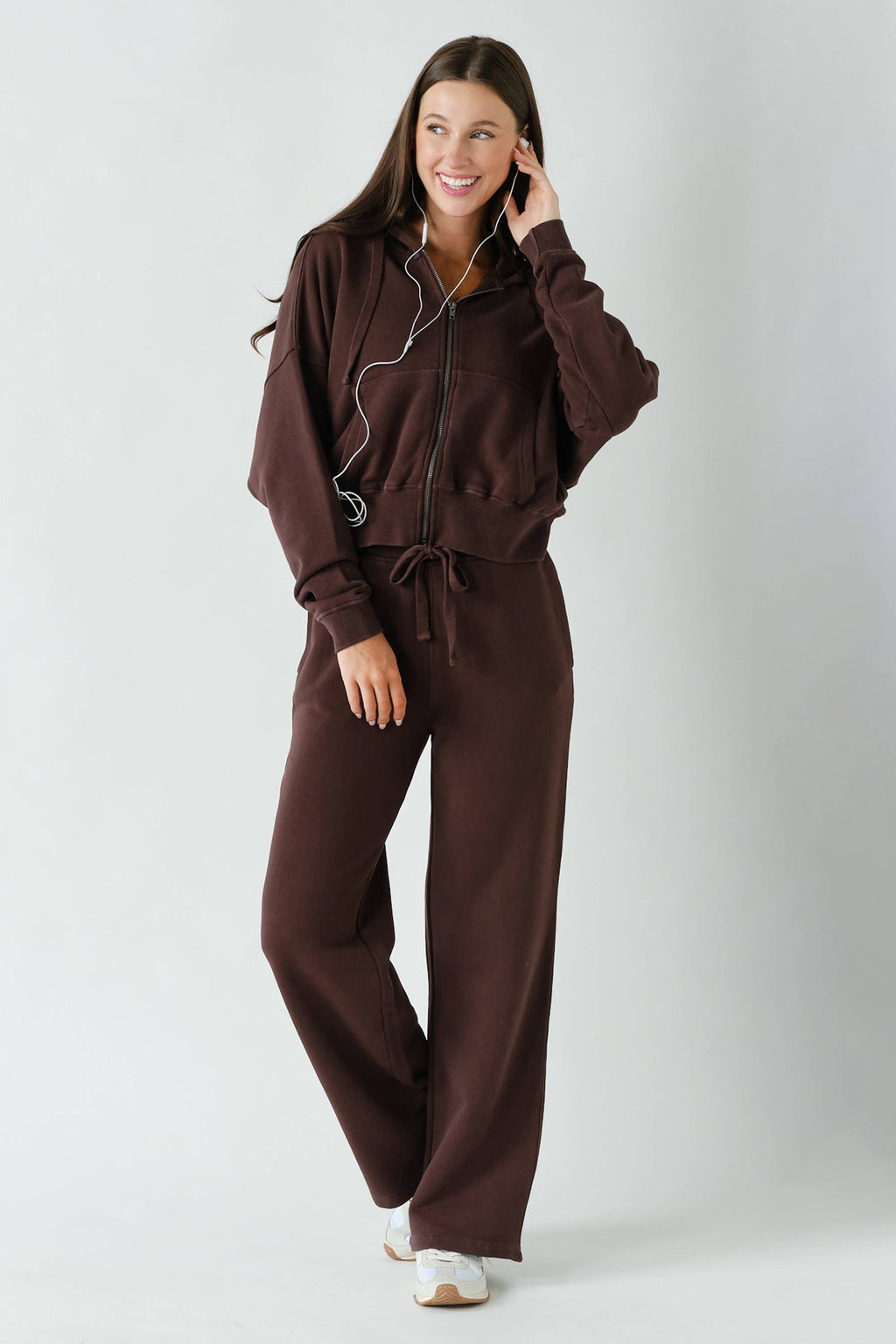Urban Ease Mineral Wash Hoodie Jacket