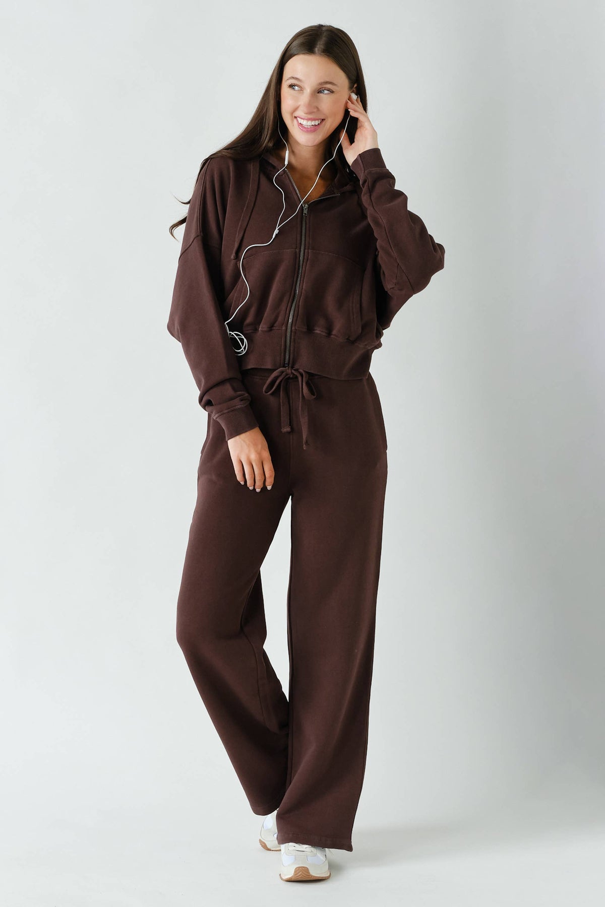 Urban Ease Mineral Wash Hoodie Jacket