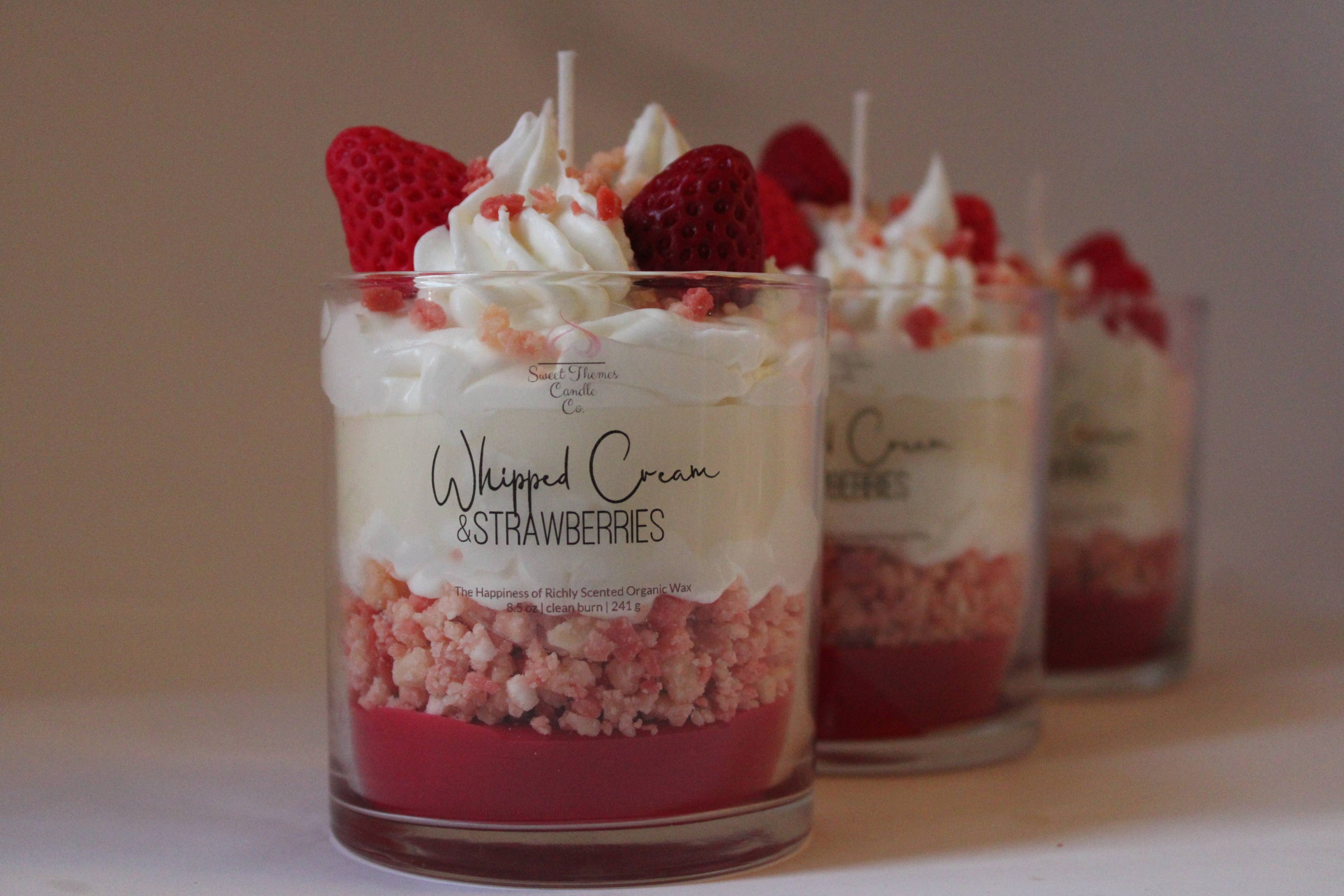 Strawberries and Whipped Cream Parfait