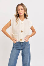 Abby Vest Knit Top