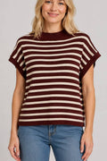 The Modern Muse Striped Sweater Top