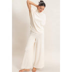 Dolman Sleeve Top And Pant Set