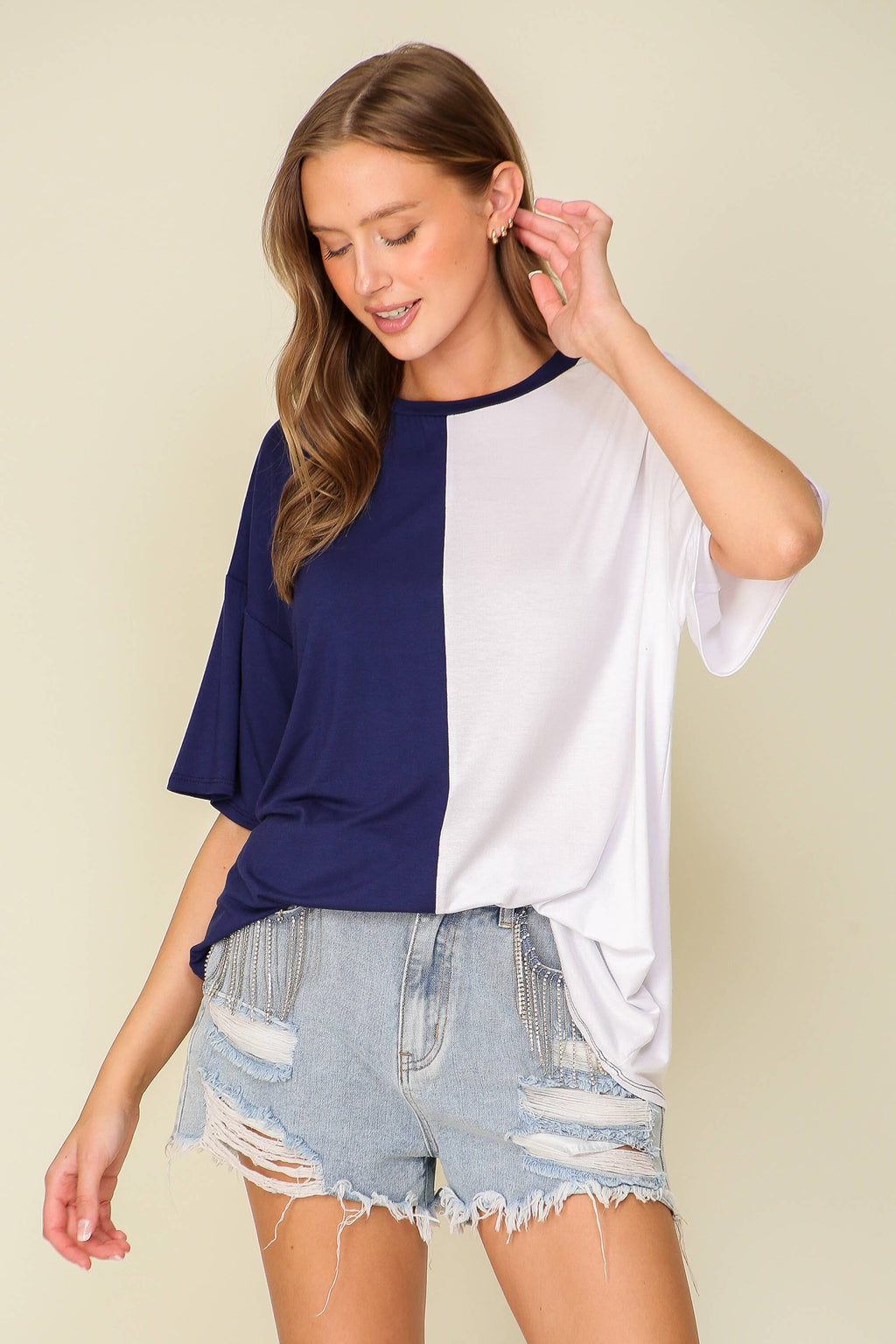 Game Day Multi Color Knit Top 3