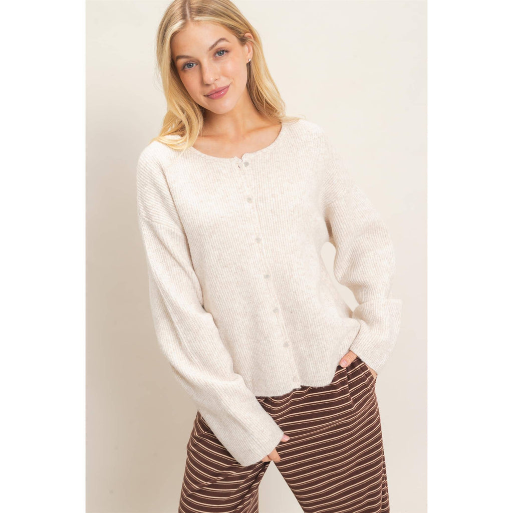 Ribbed Cardigan