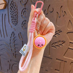 Cute Face Dumpling Wristlet Keychain 6-Pc Set|40KC192-Pack 6
