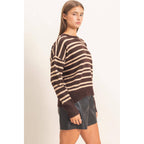 Striped Crew Neck Sweater