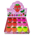 24 Strawberry Moisturizing Shine Lip Balm