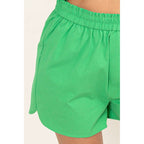 Poplin High Waist Shorts