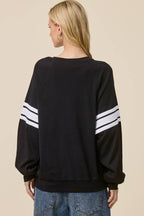 Mallard Ducks Graphic L/S Oversized Lightweight Sweatshirt