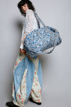 Front Pocket Quilted Adjustable Strap Bag