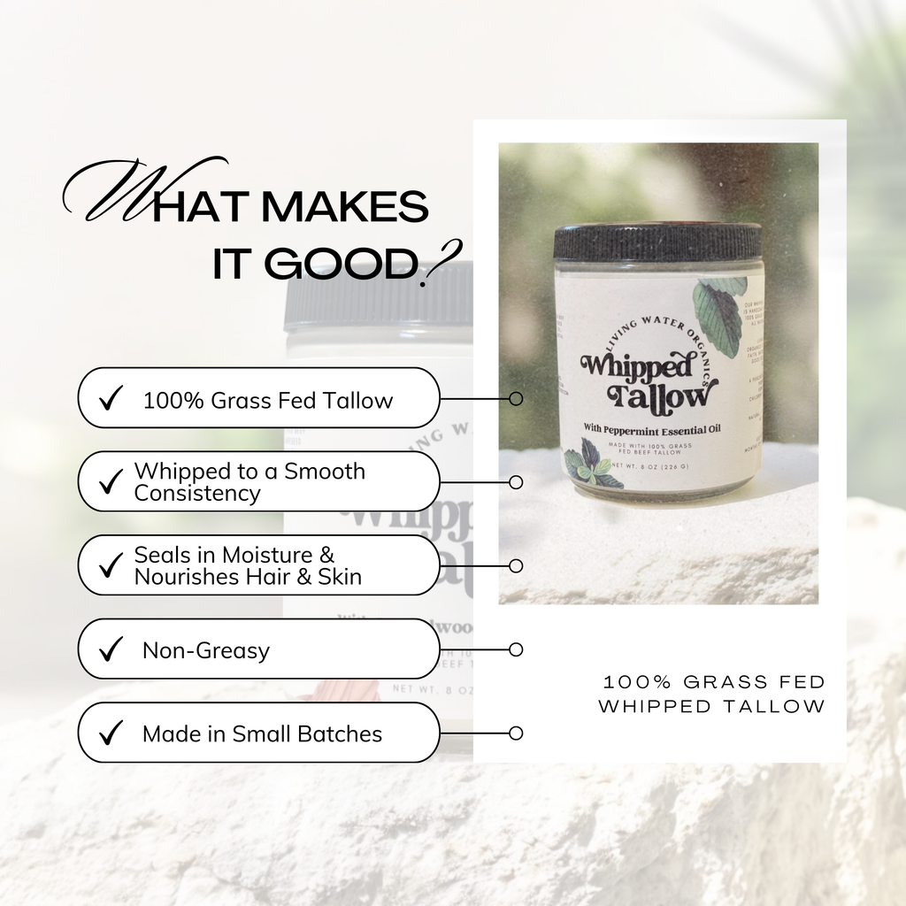 100% Grass Fed Whipped Tallow