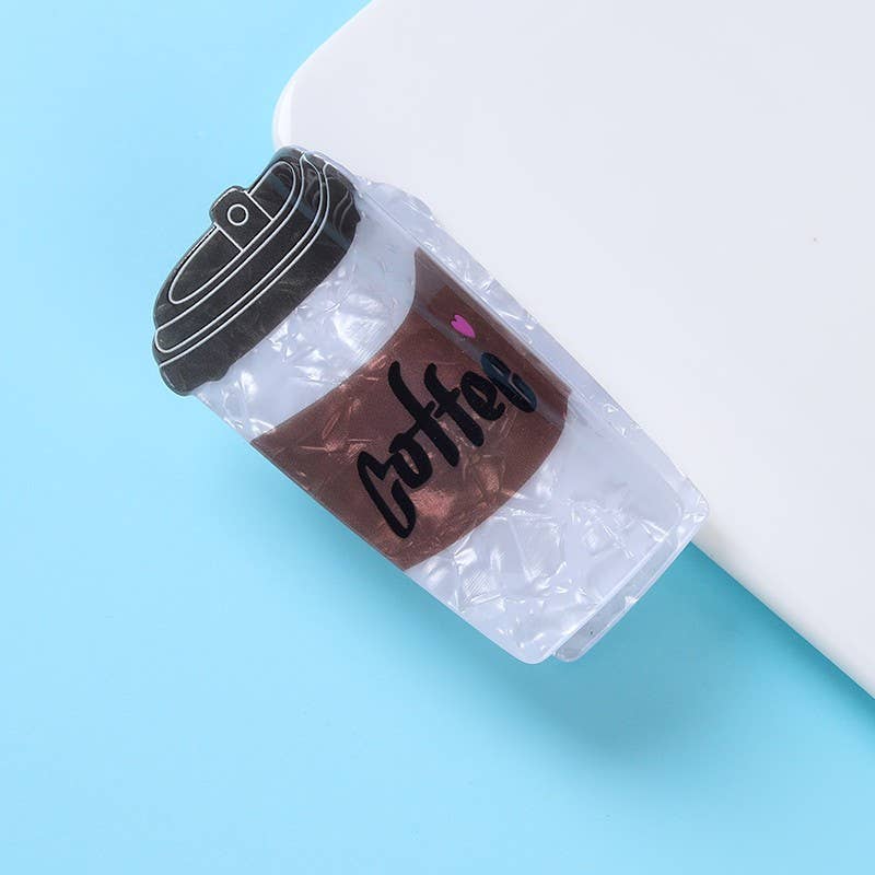 ICED COFFEE CUP HAIR CLAW CLIP | 40H1189