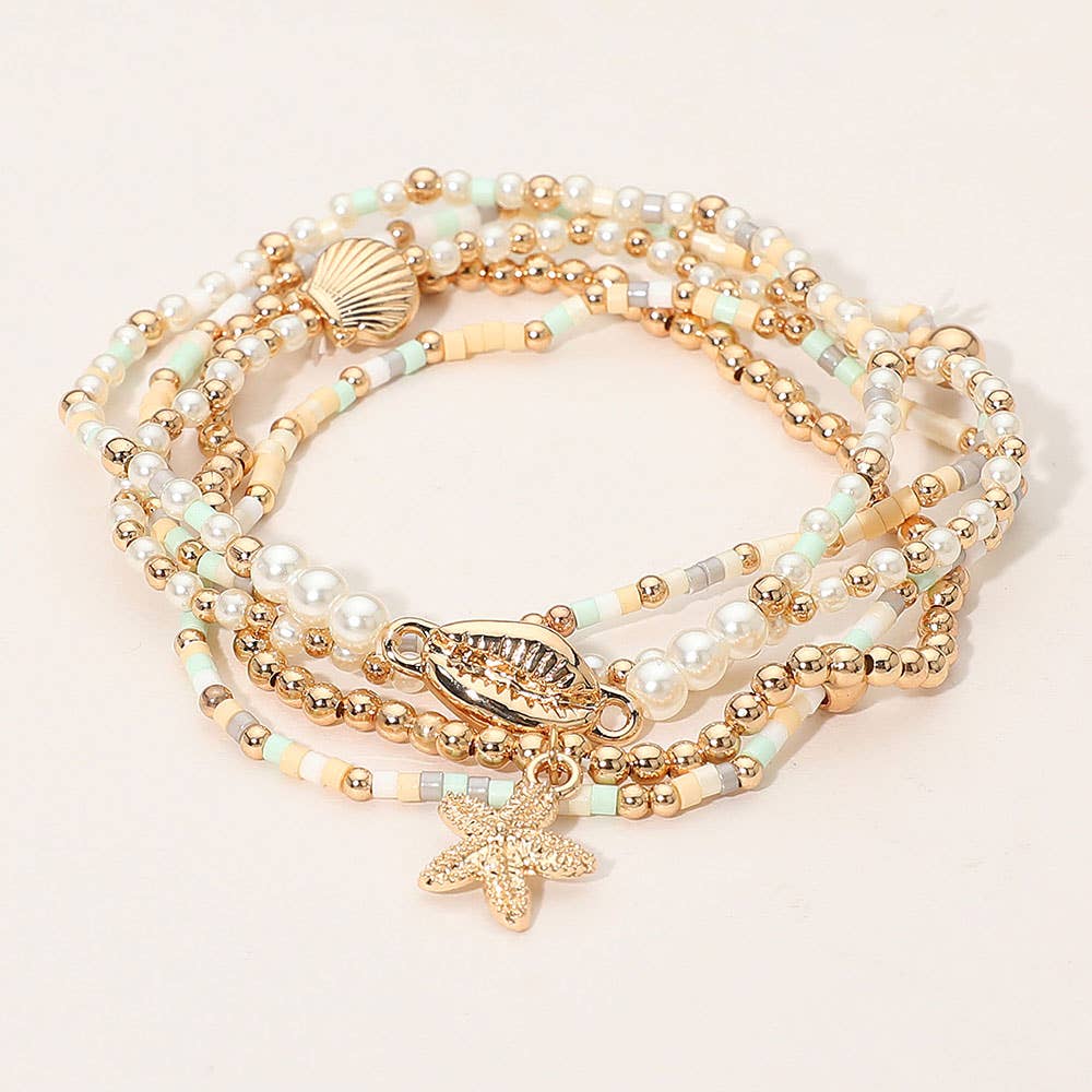 Starfish Multi Layered Bracelets