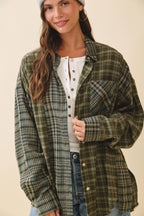 8376EN Kambrie Plaid Flannel Shirt