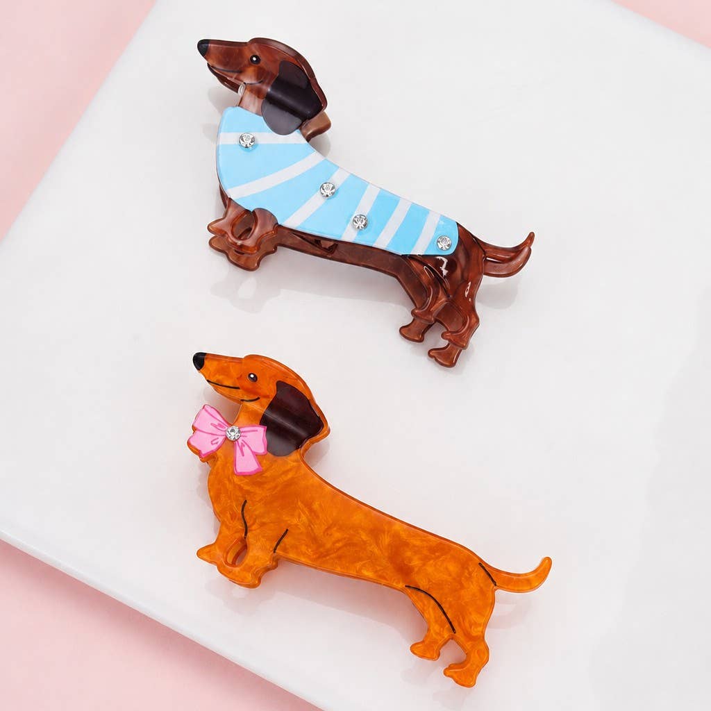 JUMBO DOG HAIR CLAW CLIPS | 40H1108