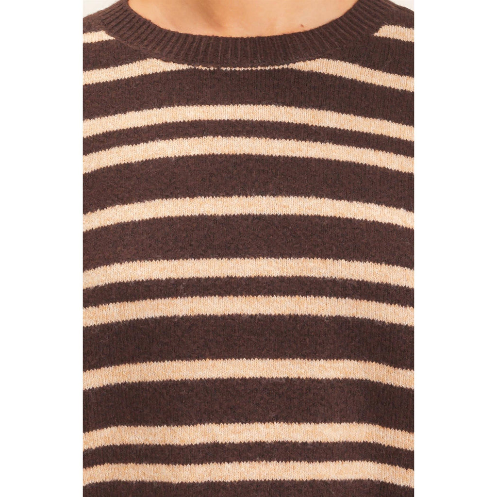Striped Crew Neck Sweater