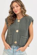 Abby Vest Knit Top