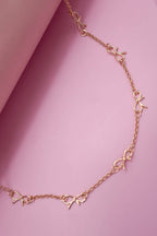 CUTOUT BOW STATION NECKLACE | 80N91531