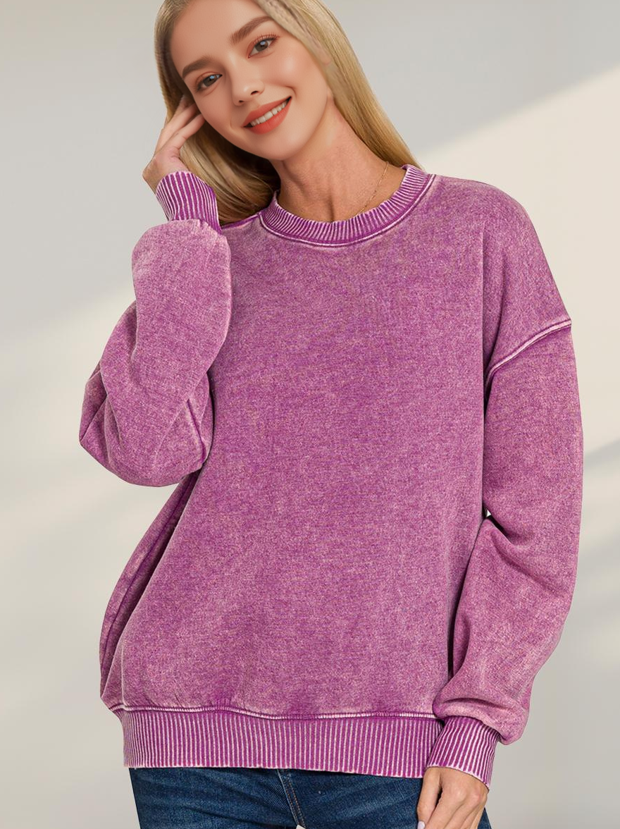 Acid Washed Pullover