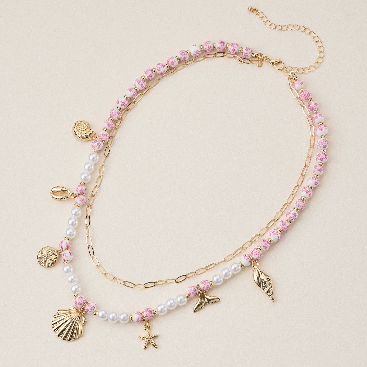 Coastal Charm Layered Bead | Necklace