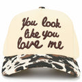 YOU LOOK LIKE YOU LOVE ME Cowprint Trucker Cap