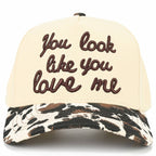 YOU LOOK LIKE YOU LOVE ME Cowprint Trucker Cap
