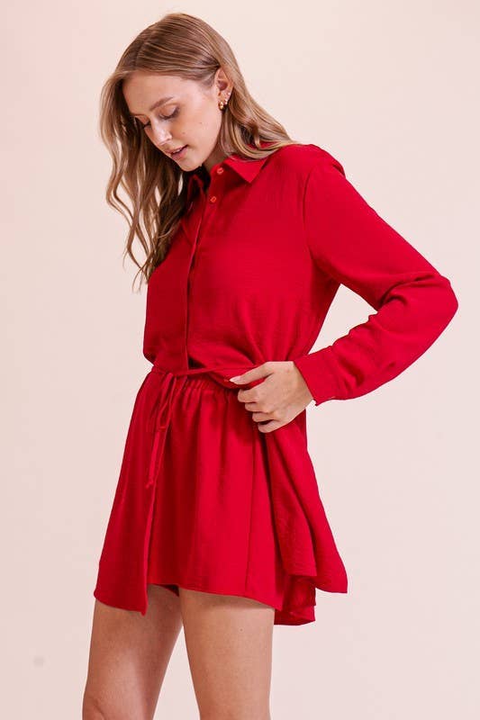 Oversized T-shirt Dress With Shorts