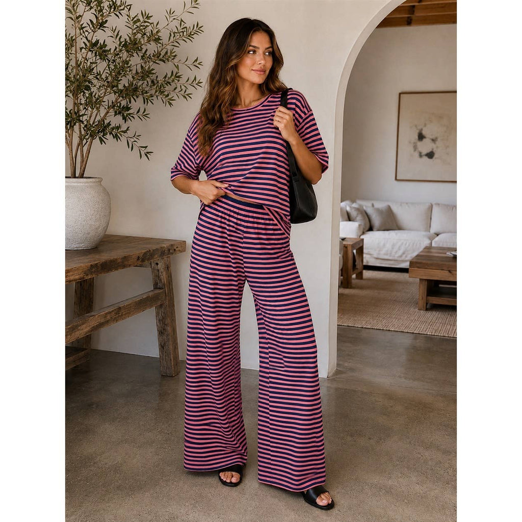 Striped Lounge Set
