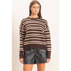 Striped Crew Neck Sweater