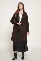 Long Sleeve Soft Long Coat