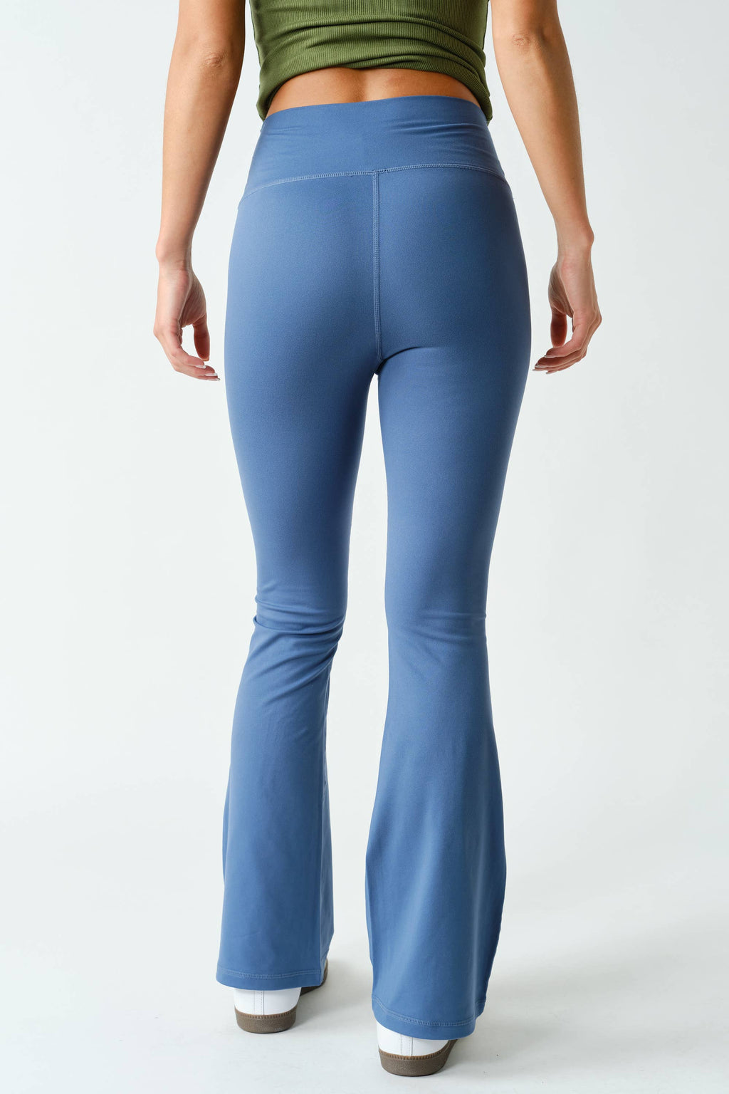 Venice Seamless-Front Flare Pants