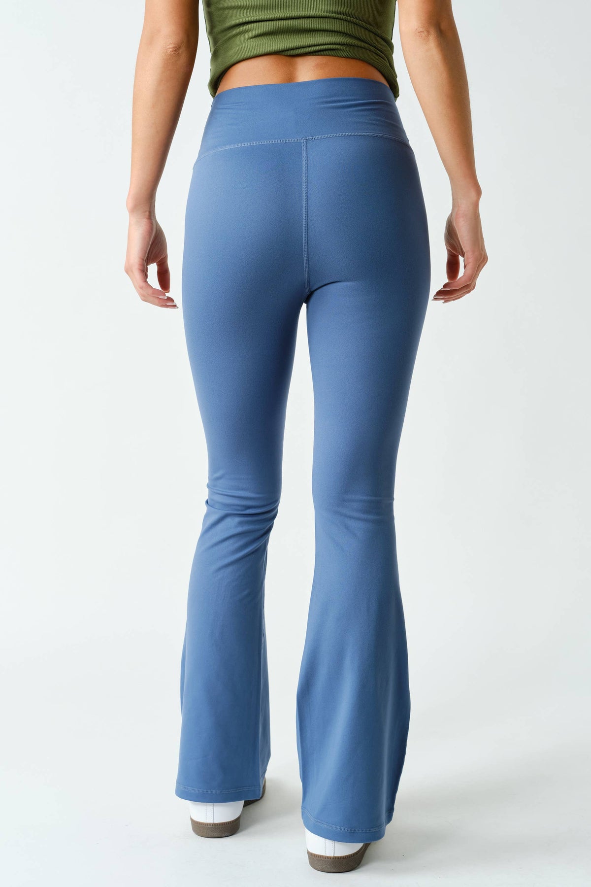 Venice Seamless-Front Flare Pants