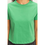 Crew Neck Cotton T-Shirt