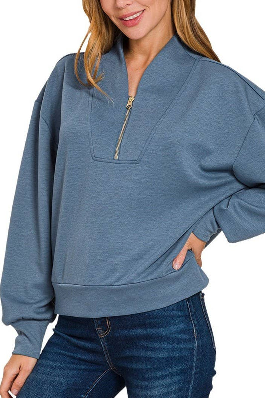 Scuba Zip Pullover