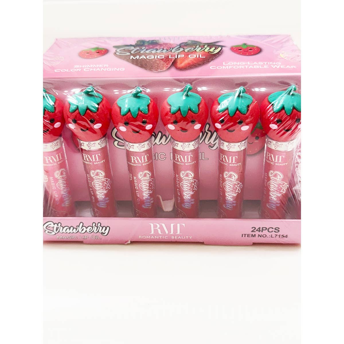 Strawberry Shimmer Magic Lip Gloss