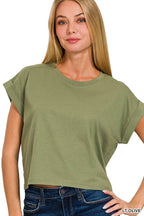 Cotton Short Sleeve Tee - Zenana