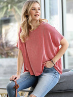 Corded Oversized Top
