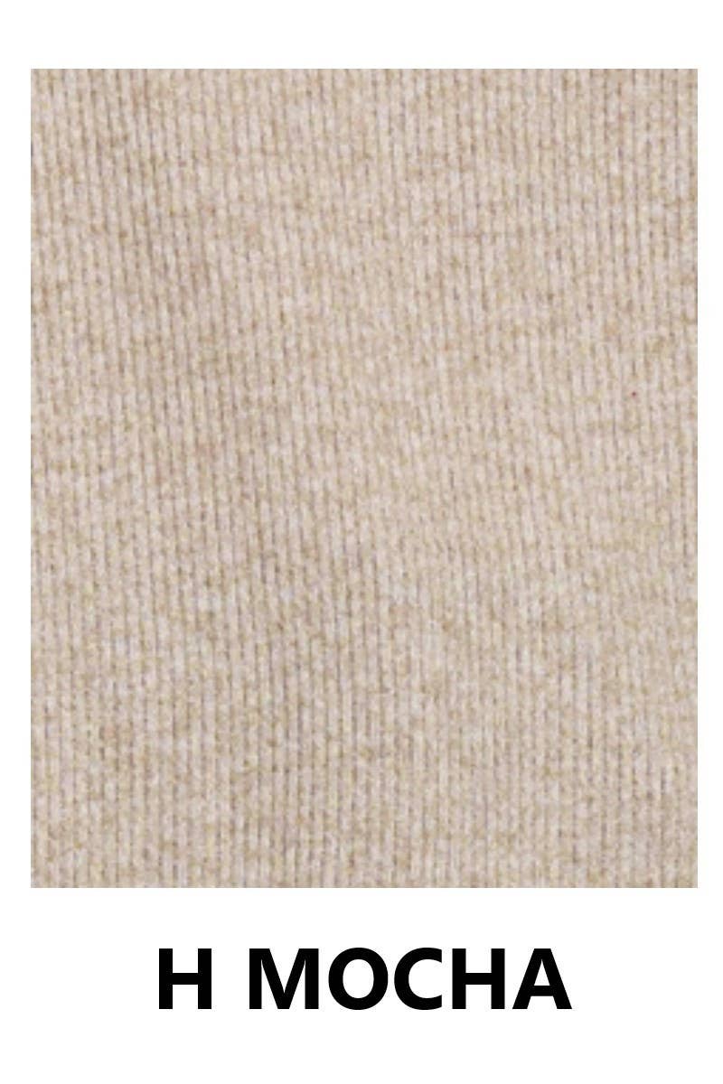 Brushed Melange Drop Shoulder Oversized Sweater